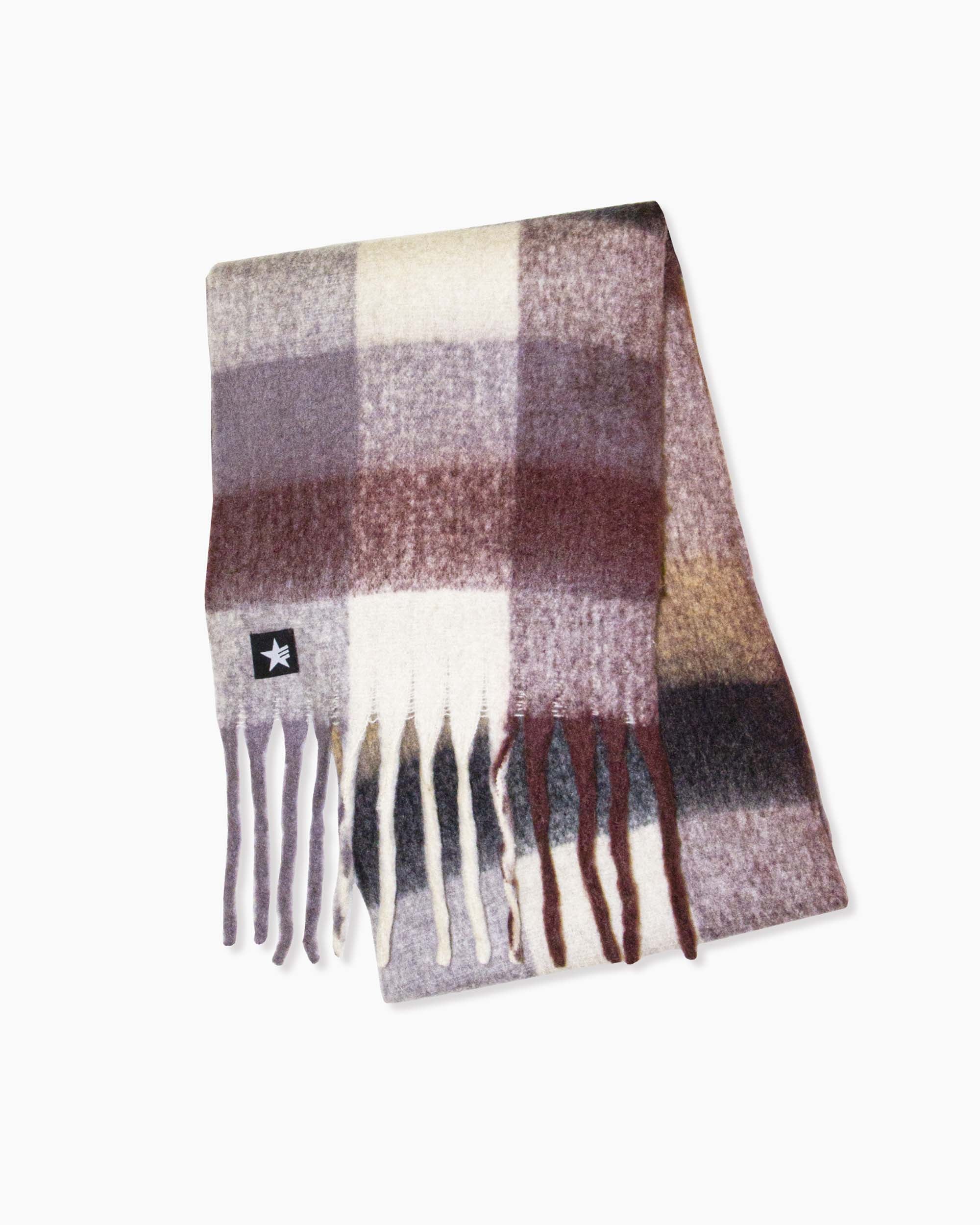 LIDJA SCARF BROWN PLAID
