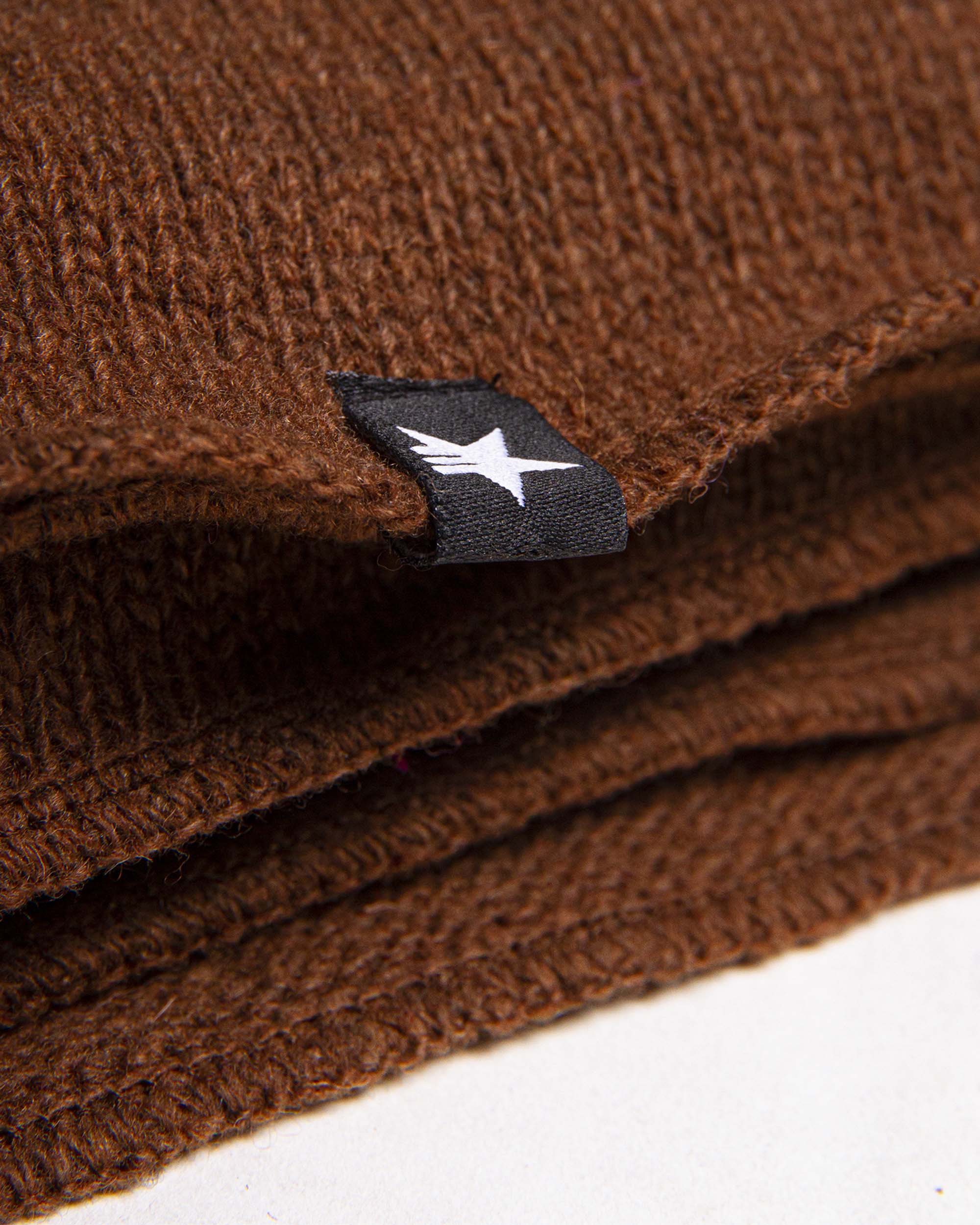 Zoe Triangle Schal Dunkelbraun