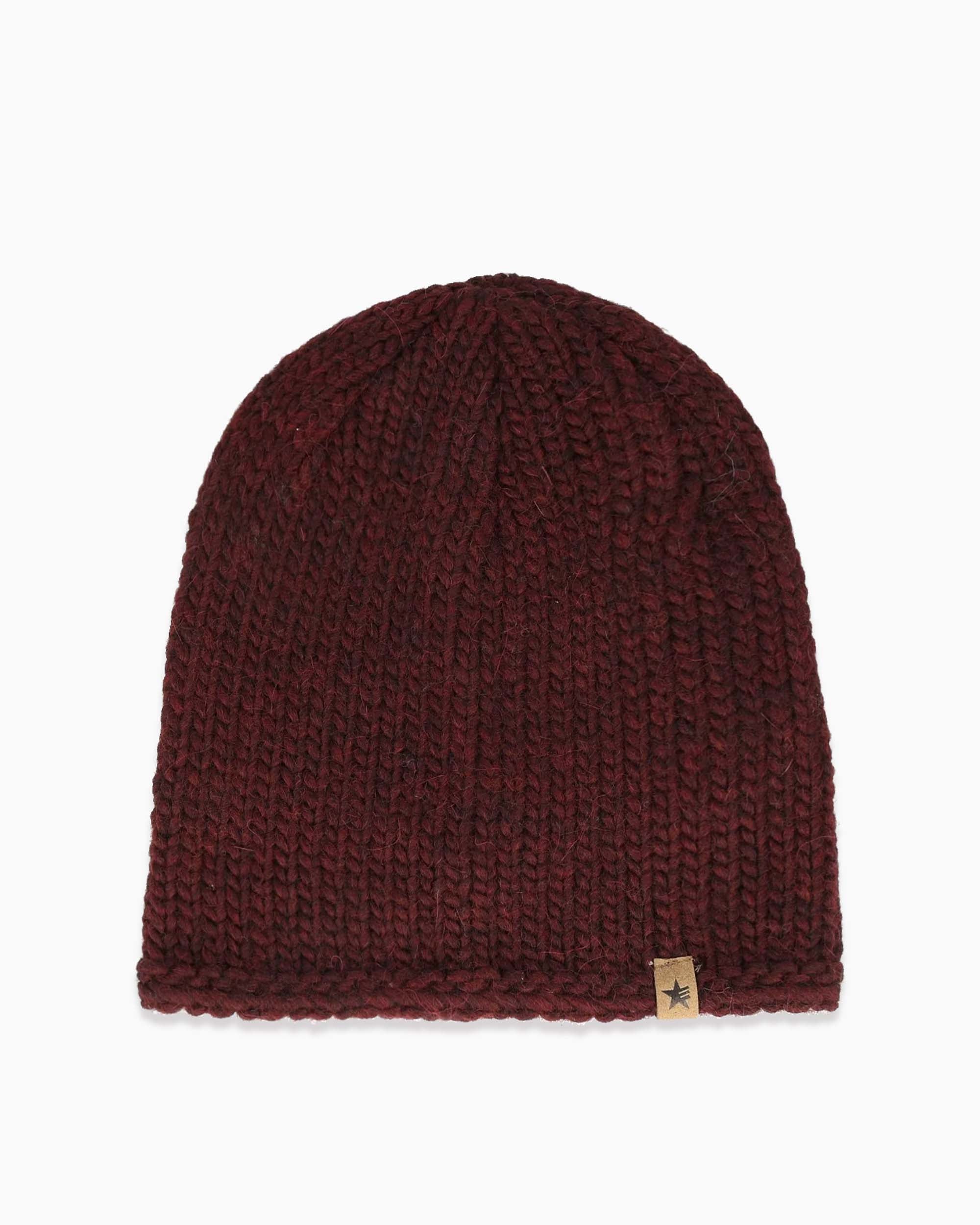 JOSY BEANIE AUBERGINE