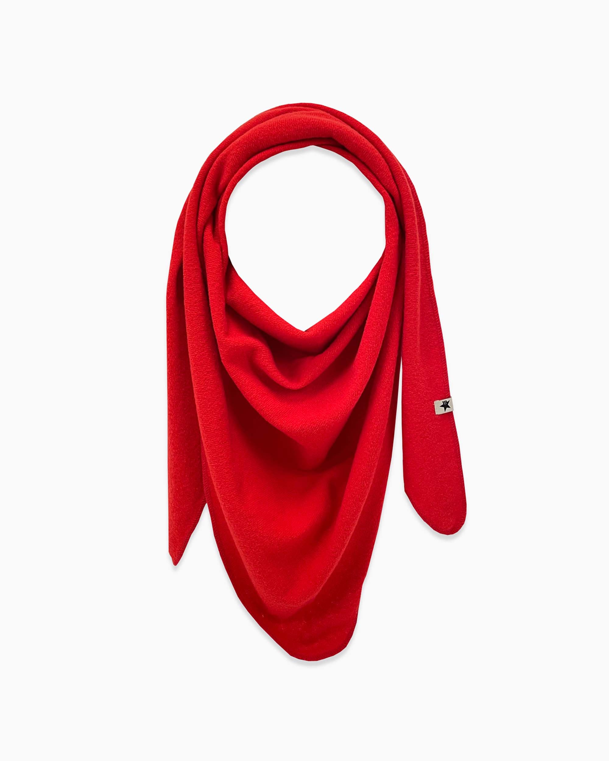 Maya Triangle Schal Rot