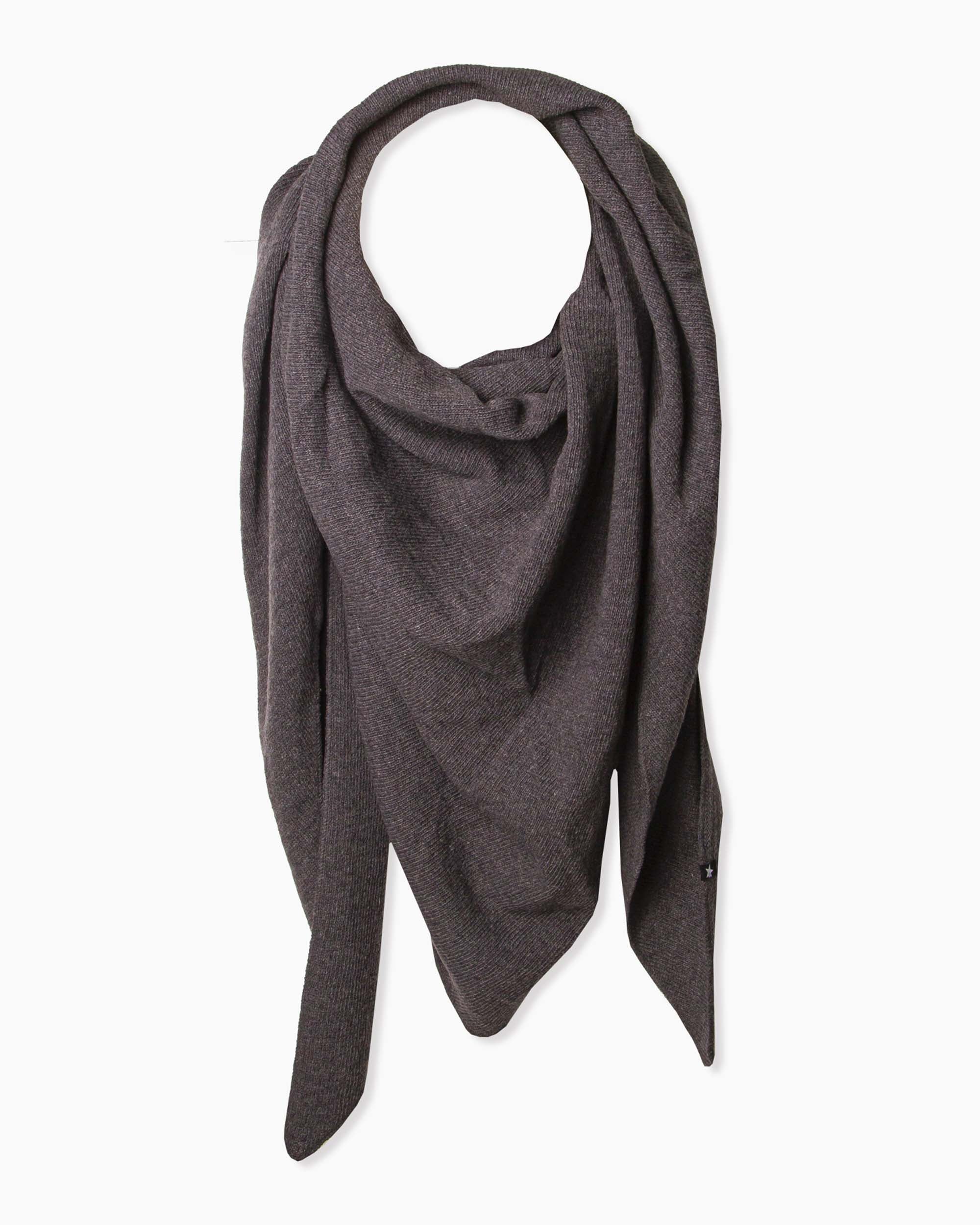 Zoe Triangle Schal Dunkelgrau