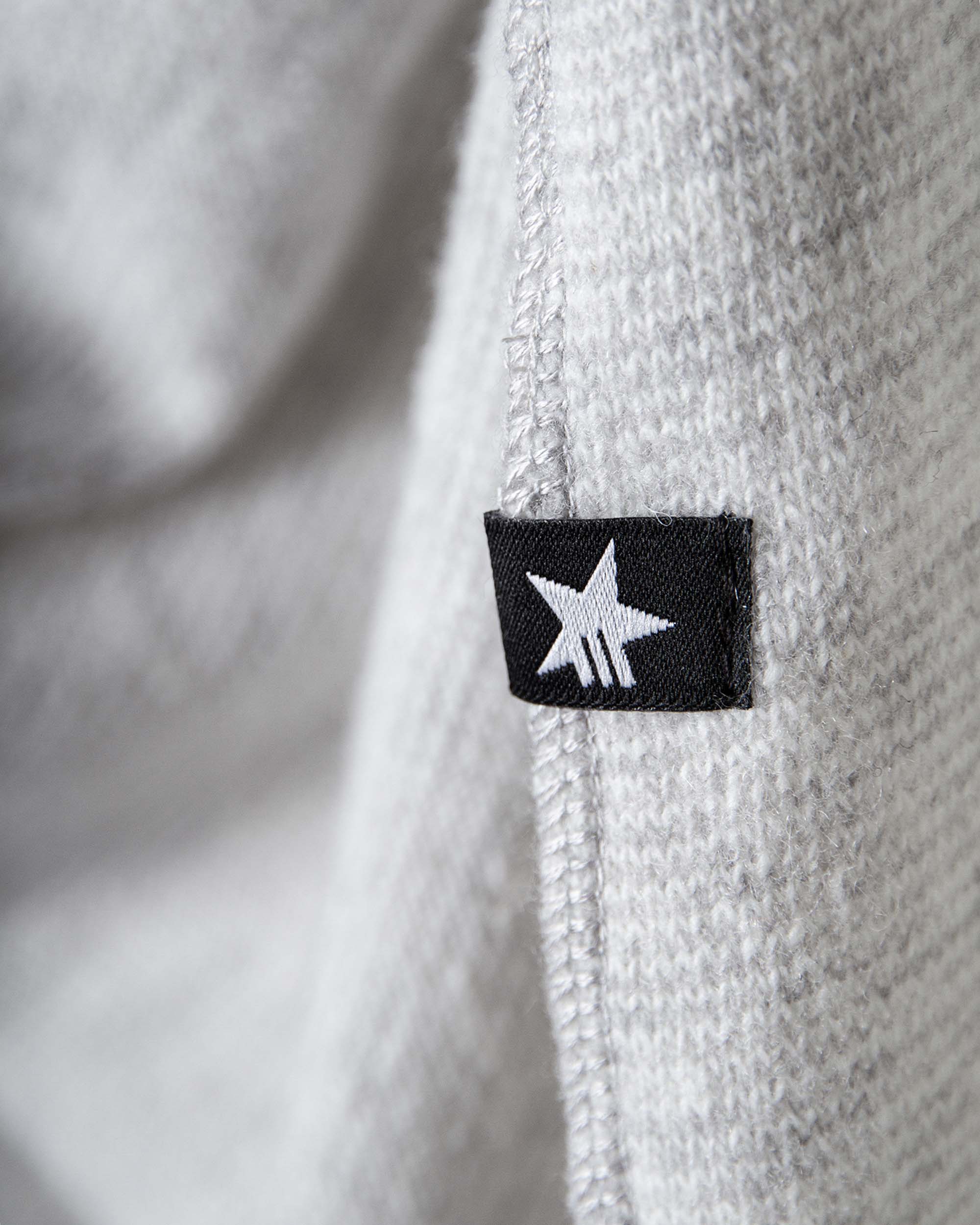 Maya Triangle Schal Grau Cremeweiß