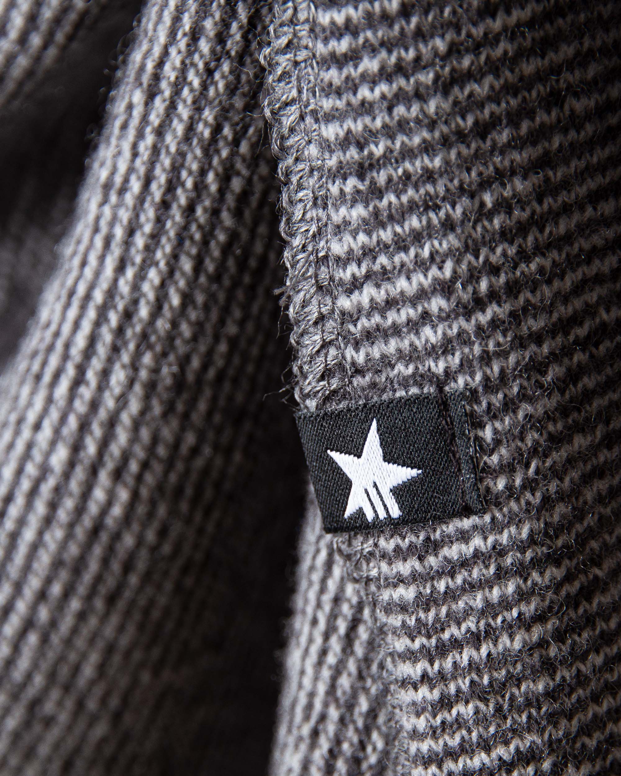 Maya Triangle Schal Dunkelgrau Grau