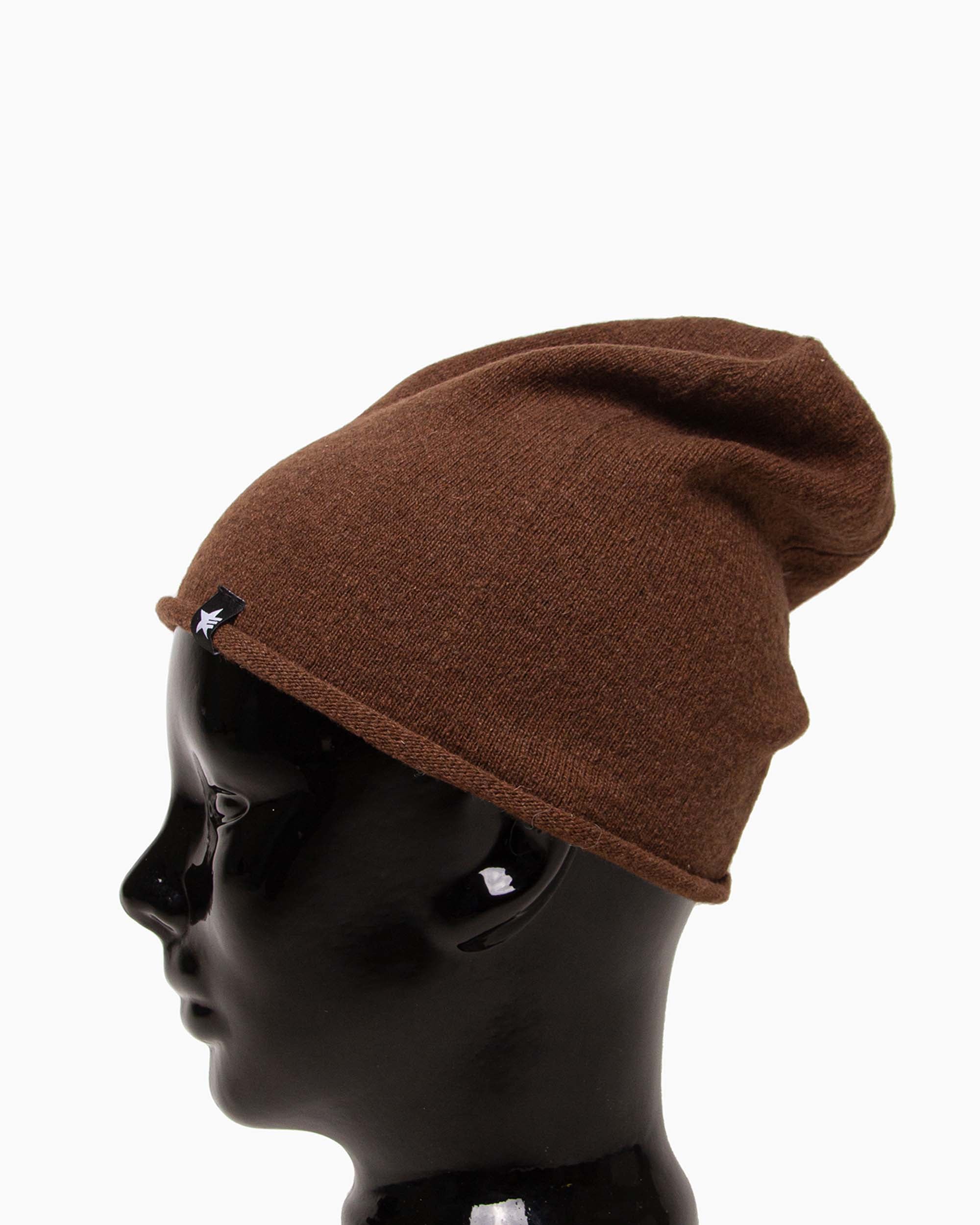 Slap Beanie Dunkelbraun