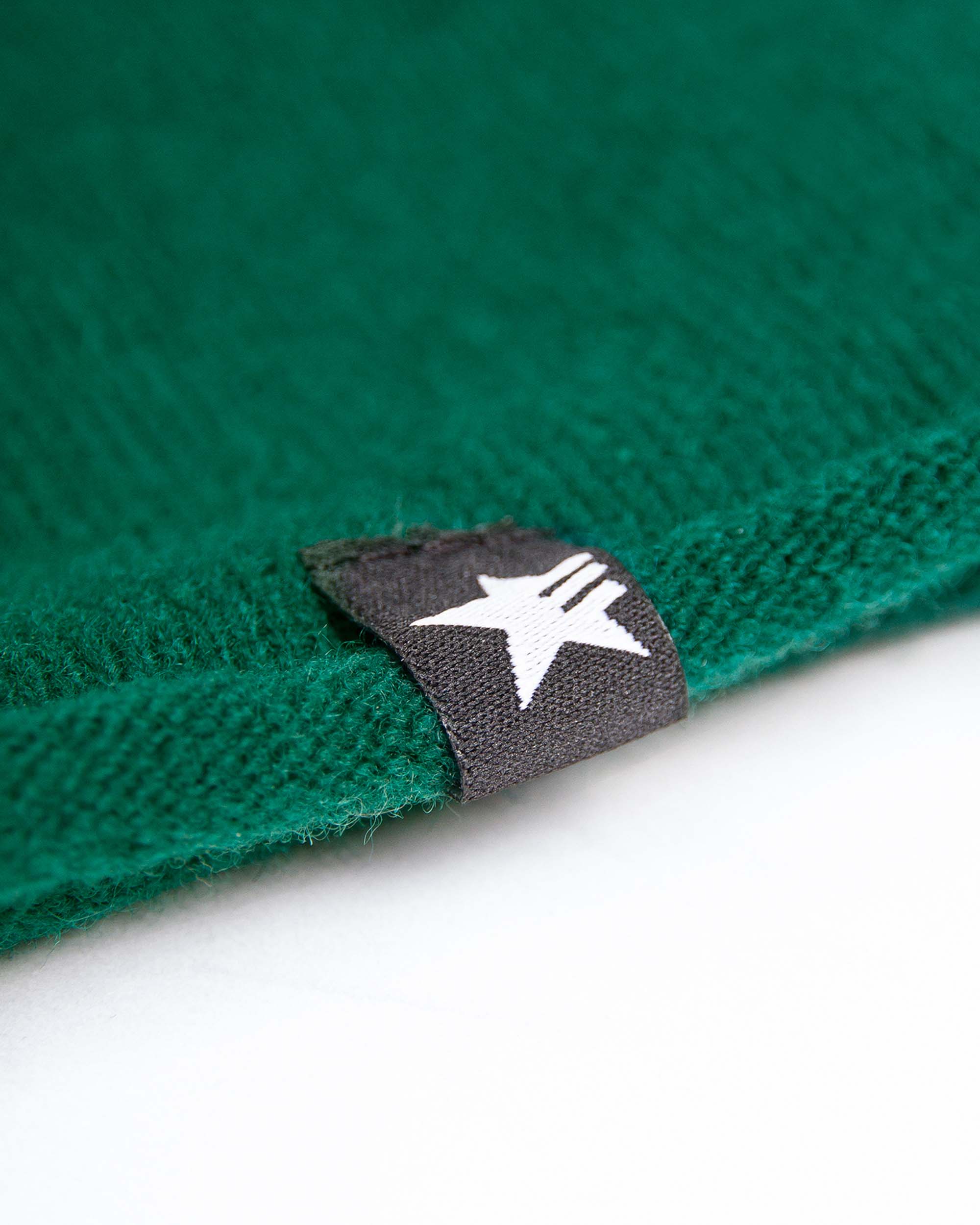 Slap Beanie Dunkelgrün