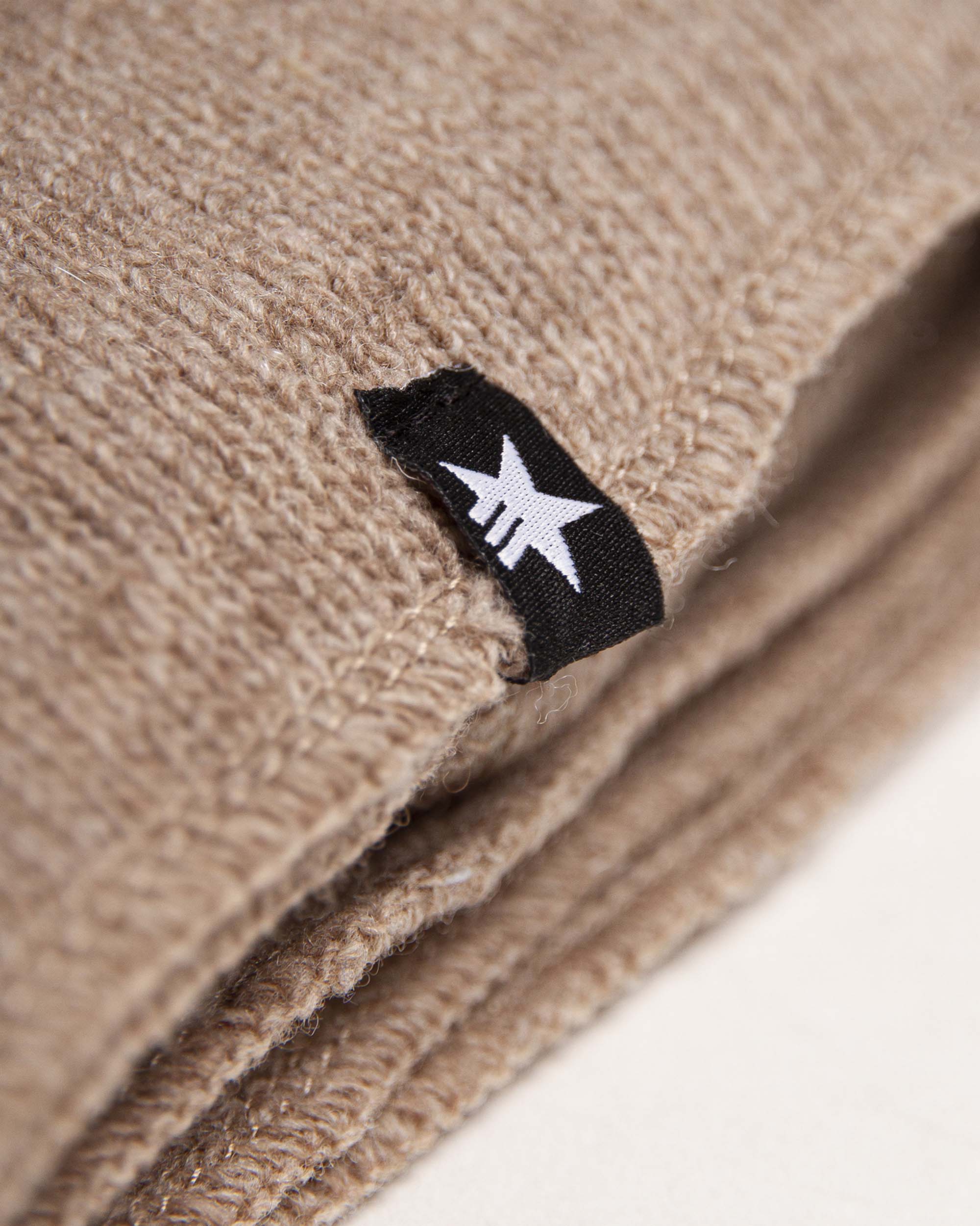 Zoe Triangle Schal Hellbraun