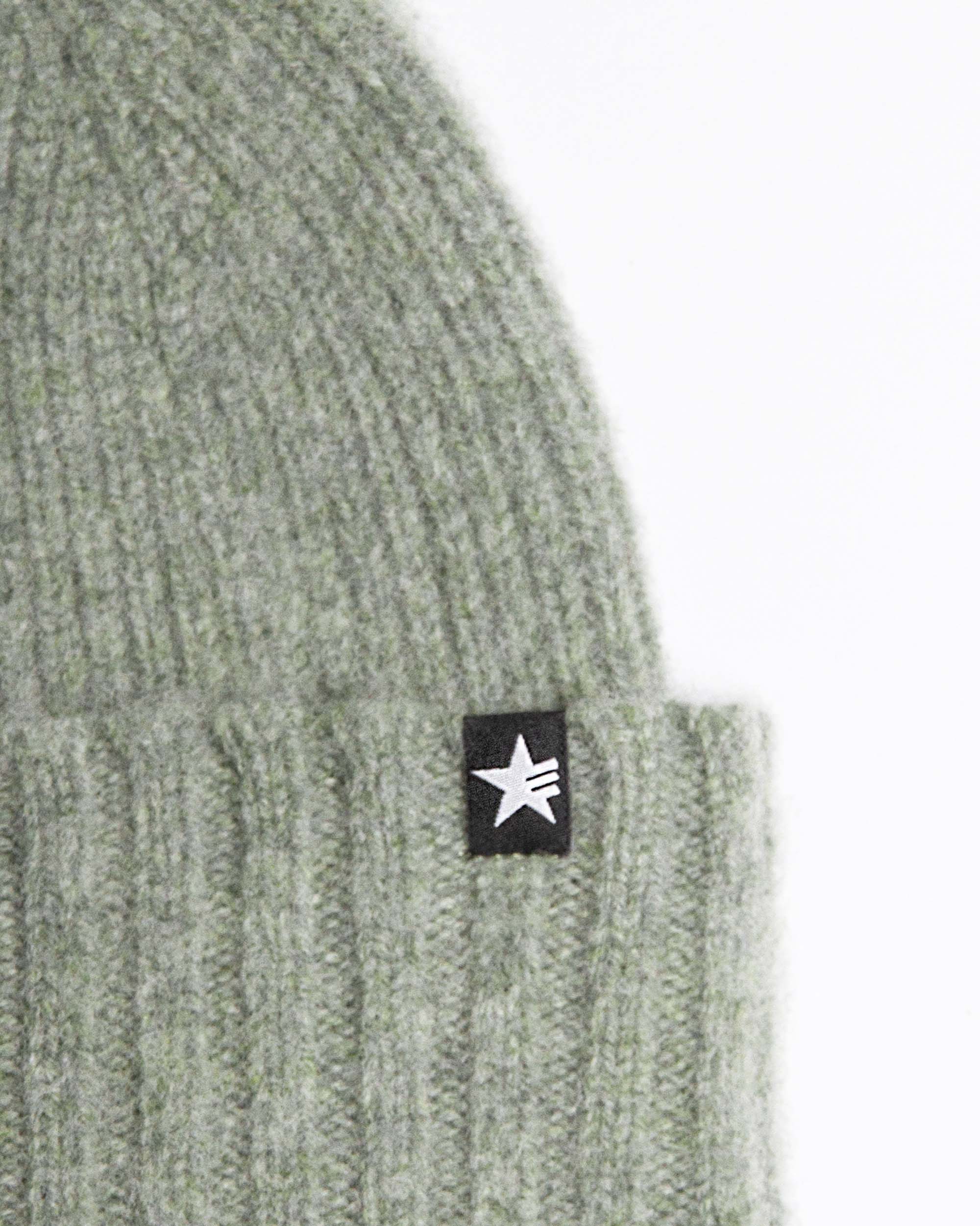 Nordster Beanie Graugrün